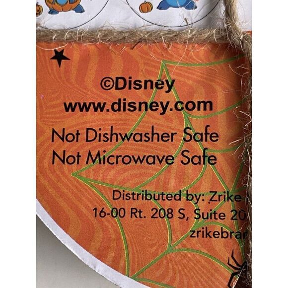 Set Of 4 Disney Stitch Halloween Costumes Ceramic Coasters Pumpkin Vampire Witch - Picture 7 of 8